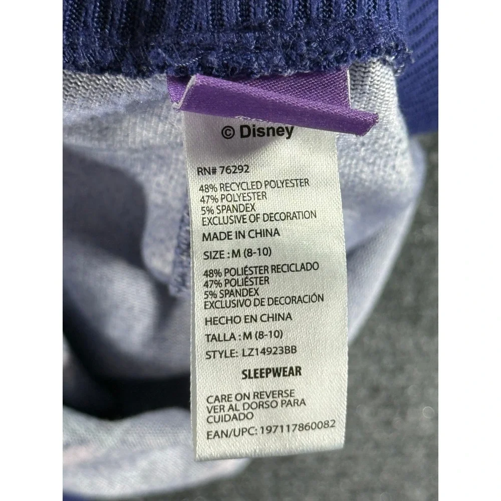Disney Lilo & Stitch Purple Pajama‎ PANTS Sleepwear Womens Medium LZ14923BB - Picture 5 of 6